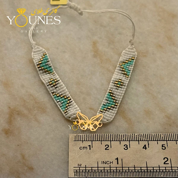 دستبند میوکی پروانه اوریگامی طلا